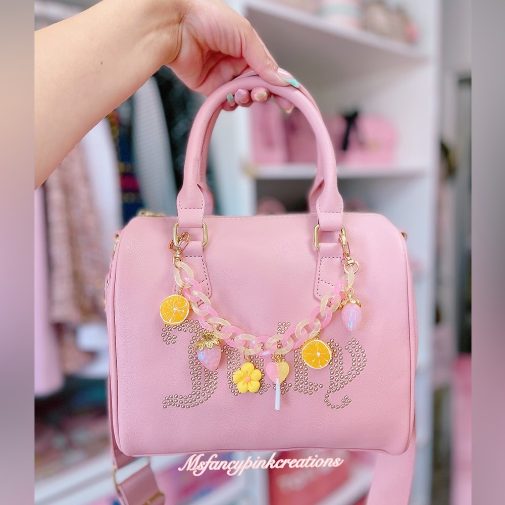 Pink Lemonade Handmade Purse Chain